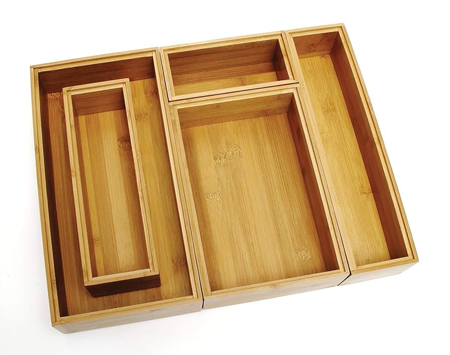 Amazon.com: Lipper International 88005 Bamboo Wood Drawer